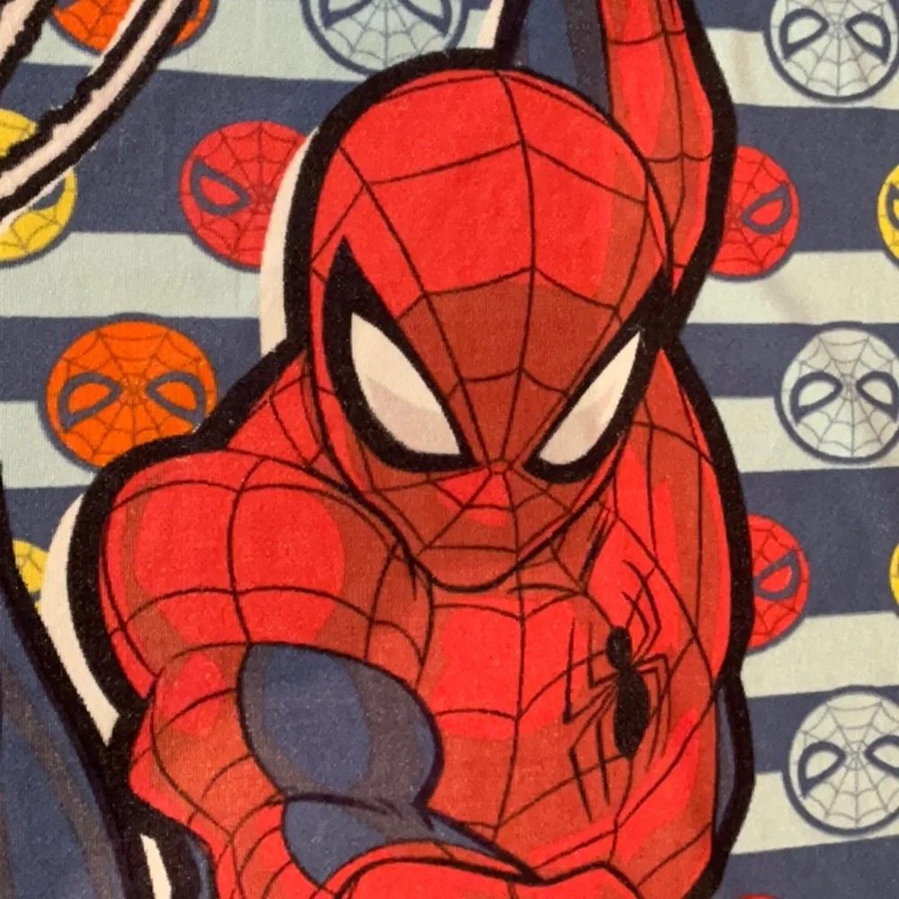 Disney - Marvel Beach Towel - 29”x59” - Blue/Red/Yellow - Spider-Man